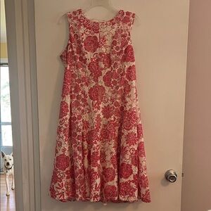 Danny & Nicole Pink and White Floral Dress